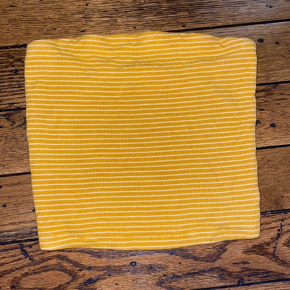 size XS American Eagle orange striped tube top - Picture 1 of 3